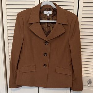 Le Suit Tan 16P Women's Blazer like new